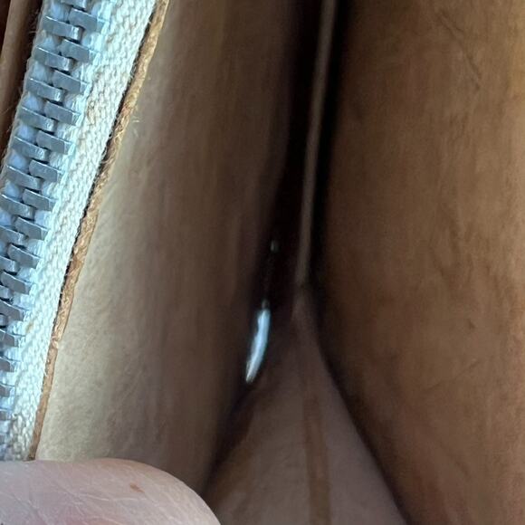 Vintage Folk Crafted Reptile Lizard Skin Crossbody Bag Purse Fold Over Tan - Picture 8 of 16